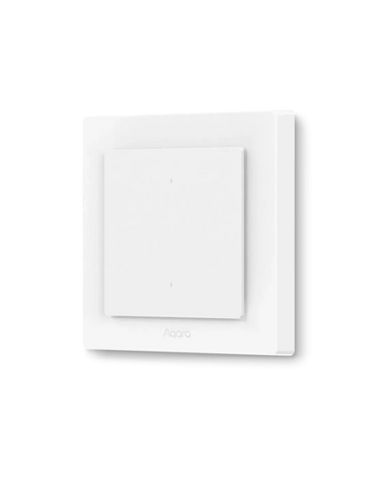 Aqara Light Switch H2 EU - 2 Buttons, 1 Channel - Aqara Hub Required