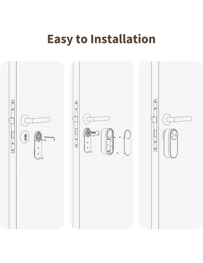 Aqara Smart Lock U200 Lite - Black - Aqara Hub Required