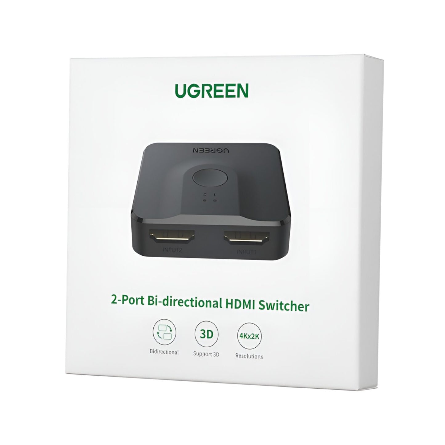 UGREEN CM217-50966 2-in-1 Bi-Directional 4K HDMI Switcher – Black