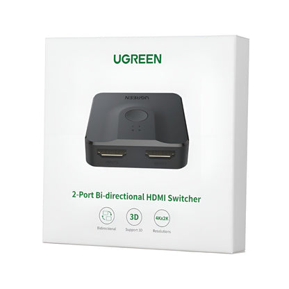 UGREEN CM217-50966 2-in-1 Bi-Directional 4K HDMI Switcher – Black