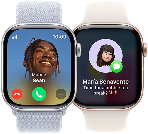 Apple Watch Series 10 GPS + Cellular 46mm - Slate Titanium with Black Sport Band S/M