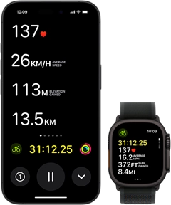 Apple Watch Ultra 2 2024 – 49mm Black Titanium with Dark Green Alpine Loop M