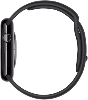 Apple Watch Series 10 GPS 42mm - Jet Black Aluminium with Ink Sport Loop