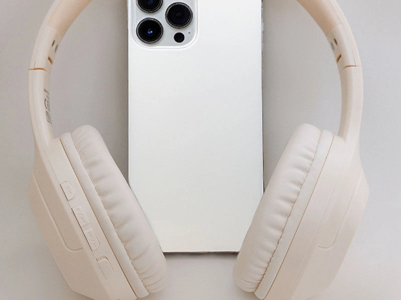 Canyon BTHS-3 Wireless Over-Ear Headphones - Beige