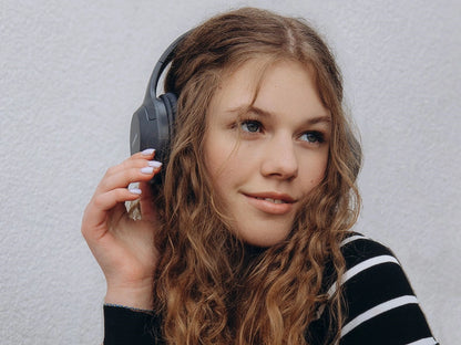Canyon BTHS-3 Wireless Over-Ear Headphones - Dark Gray