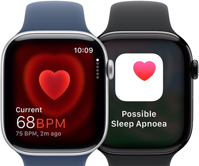 Apple Watch Series 10 GPS 42mm - Jet Black Aluminium with Ink Sport Loop