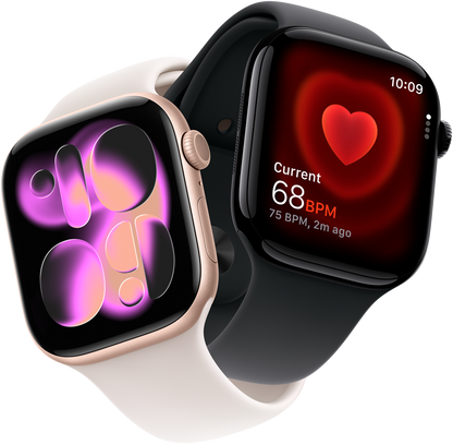 Apple Watch Series 11 GPS + Cellular 46mm - Jet Black Aluminium with Black Sport Band M/L