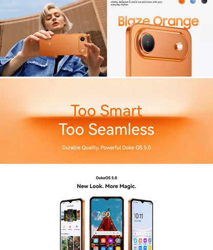 OSCAL Flat 3C LTE 4GB/32GB Blaze Orange