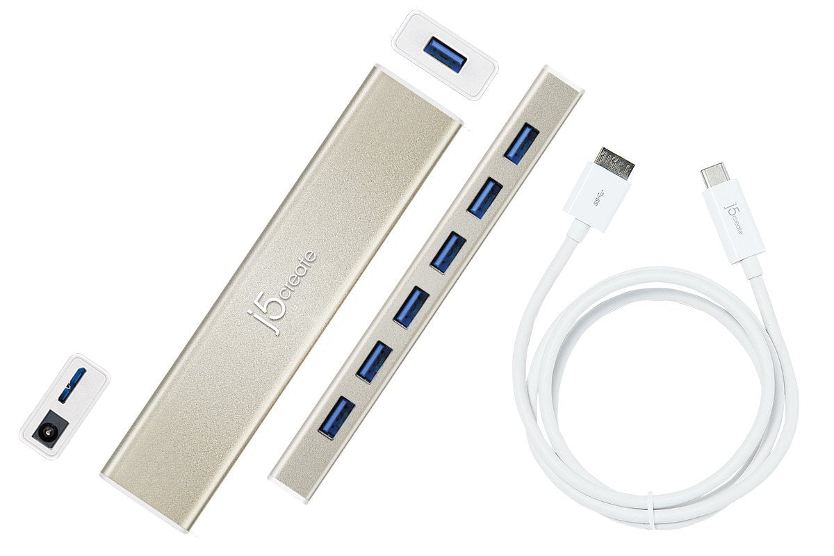 J5create USB Type-C 7- Port HUB - JCH377