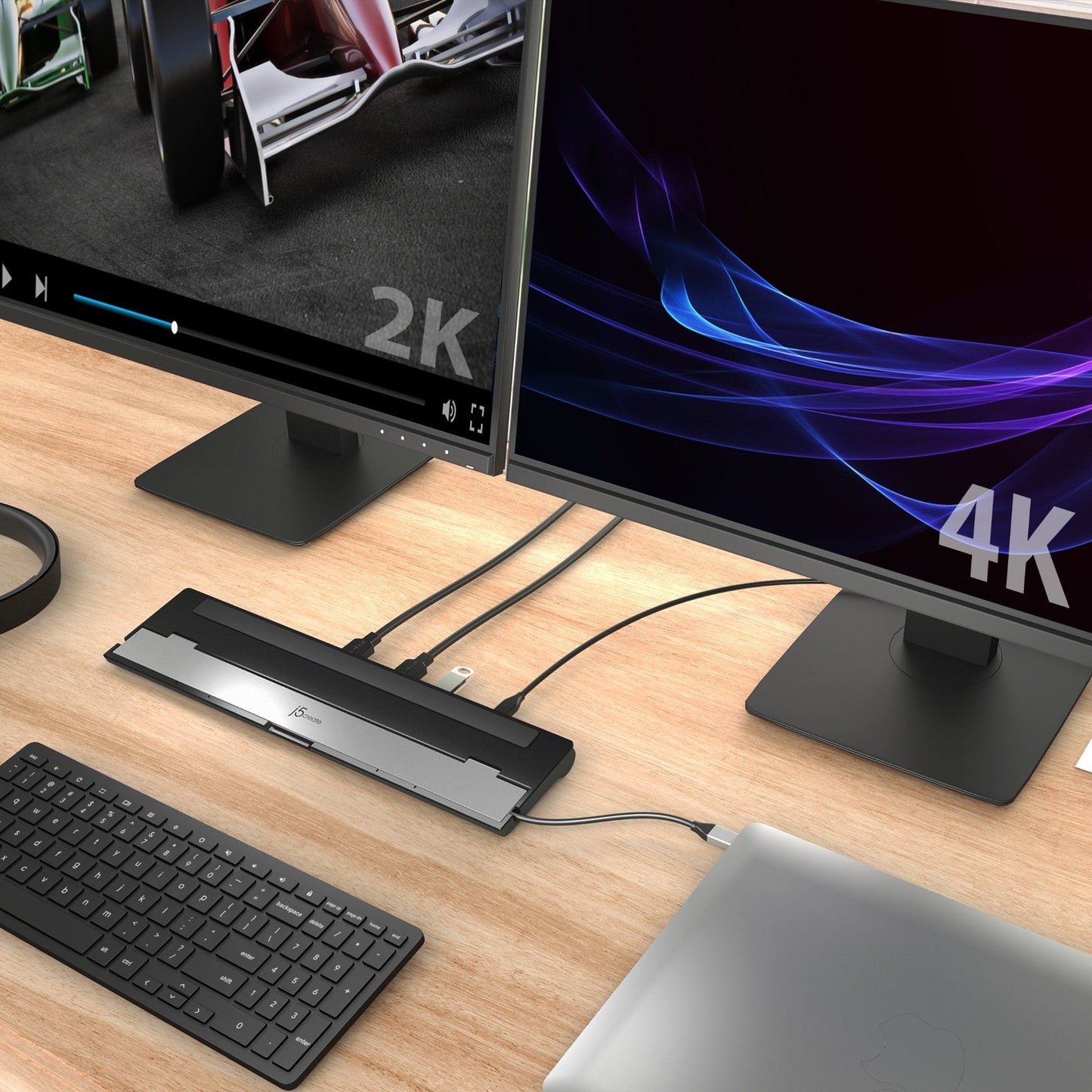 J5create USB-C Dual HDMI Docking Station - JCD542