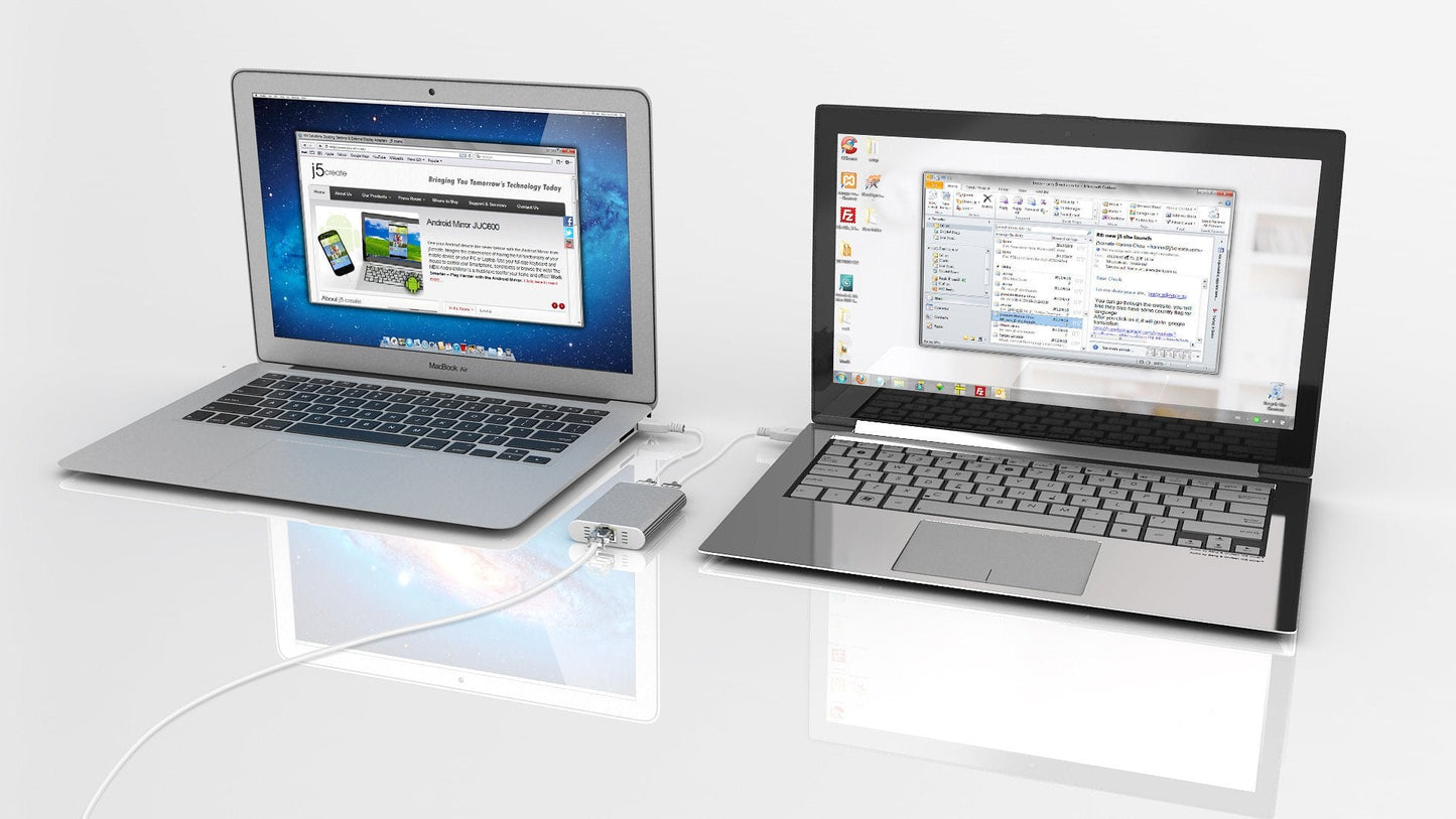 J5create Dual USB 3.0 to Gigabit Ethernet Sharing Adapter - JUE230
