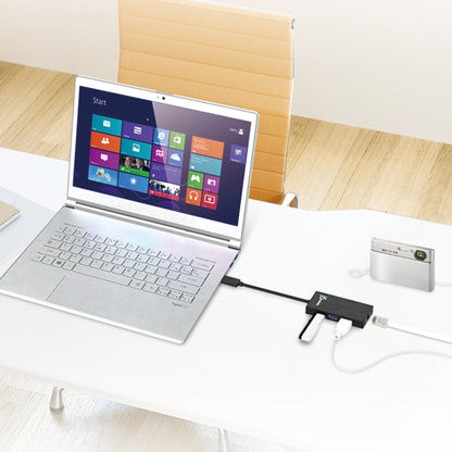 J5create USB 3.0 Multi-Adapter Gigabit Ethernet / 3-Port USB 3.0 HUB - JUH470