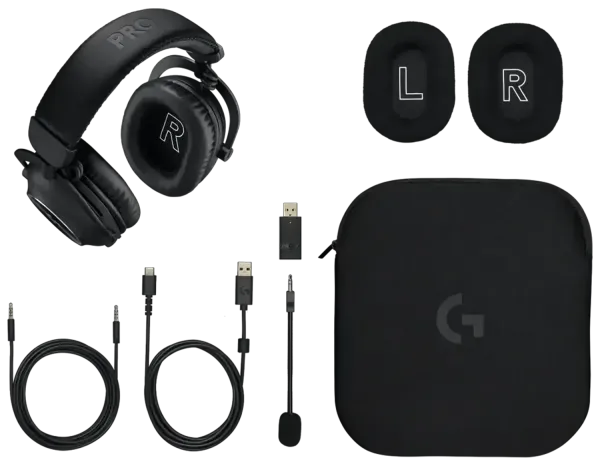 Logitech Pro X Wired Gaming Headset - Black