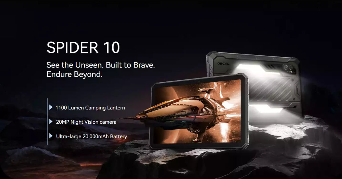 OSCAL Rugged Tab Spider 10 LTE 8GB/256GB - Black