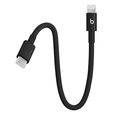 Beats USB-C to Lightning Woven Short Cable (20 cm) - Bolt Black