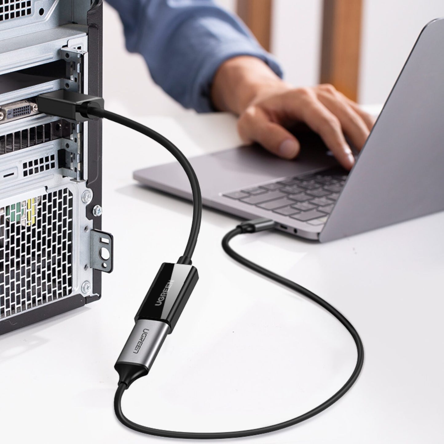 UGREEN DisplayPort to HDMI Adapter – 1080P@60Hz, Male to Female Converter