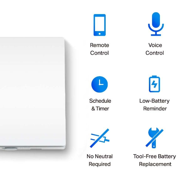 Tapo Smart Light Switch, 1-Gang 1-Way - Tapo S210