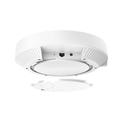 TP-Link AXE11000 Ceiling Mount Quad-Band WiFi 6E Access Point - EAP690E HD