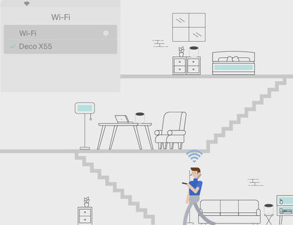 TP-Link AX3000 Whole Home Mesh WiFi 6 System - Deco X55