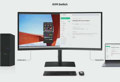 Samsung 34" ViewFinity Ultra WQHD Curved Monitor - S6 S65UC