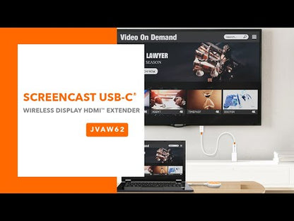 J5create ScreenCast USB-C Wireless Display HDMI Extender - JVAW62