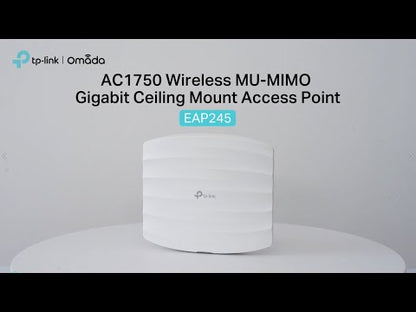 TP-Link AC1750 Wireless Dual Band Gigabit Ceiling Mount Access Point - EAP245