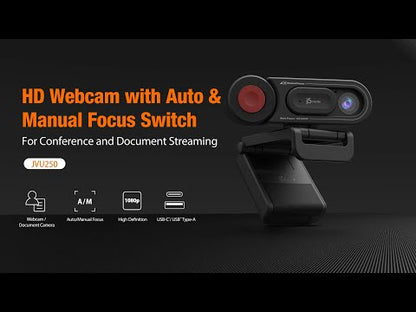 J5create HD Webcam with Auto & Manual Focus Switch  - JVU250
