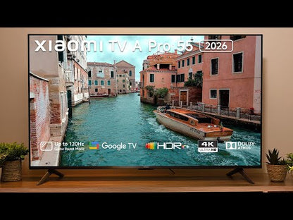 Xiaomi A Pro 55″ QLED 4K Smart TV (HDR10+, Google TV, Dolby Audio, 60Hz)