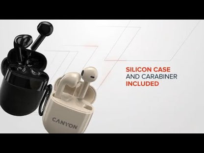 Canyon TWS-6 True Wireless Earbuds - Black