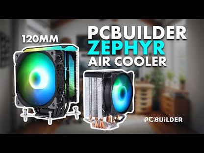 PCBuilder Zephyr Chill 120MM ARGB AIR CPU Cooler
