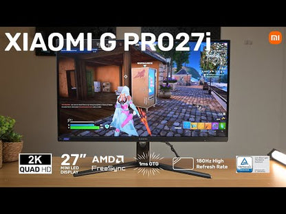 Xiaomi G Pro 27i 27″ 2K 1440p Mini LED IPS Gaming Monitor (180Hz, 1ms, 16:9, HDMI/DP, AMD FreeSync, & HDR1000)