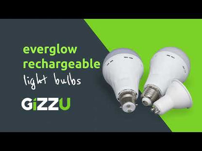 10 PACK Gizzu Everglow Rechargeable Emergency Downlight Bulb - Warm White