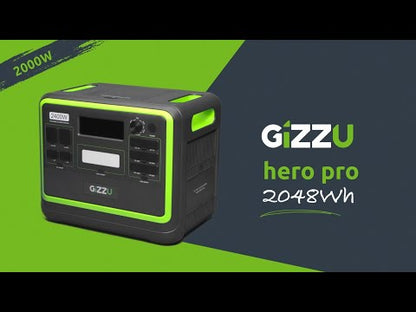 Gizzu Hero Pro 2048Wh UPS Power Station