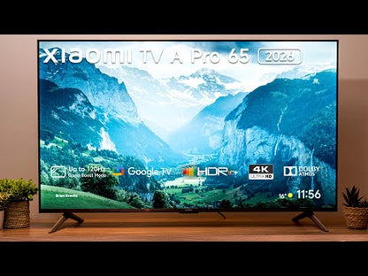 Xiaomi A Pro 65″ QLED 4K Smart TV (HDR10+, Google TV, Dolby Audio, 60Hz)