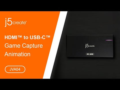 J5create HDMI to USB Type-C Game Capture Station - JVA04