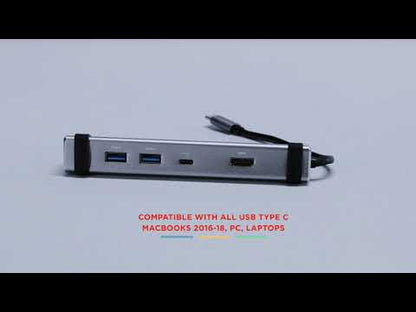 Canyon DS-3 4-in-1 USB-C Hub - Space Grey