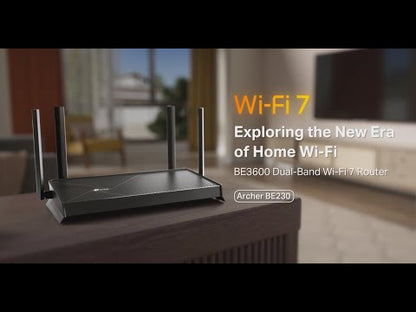 TP-Link BE3600 Dual-Band Wi-Fi 7 Router - Archer BE230
