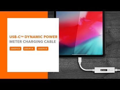 J5create USB-C Dynamic Power Meter Charging Cable - JUCP13
