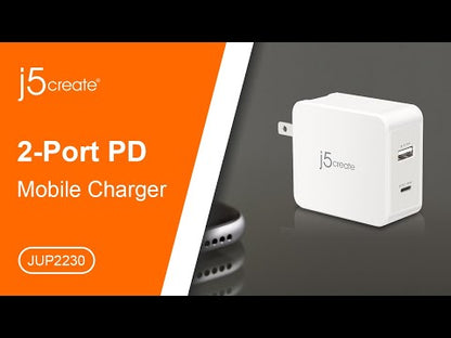 J5create 30W PD USB-C Wall Charger - JUP2230