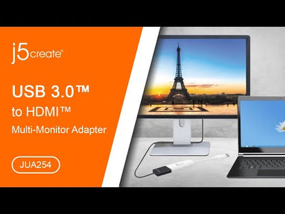 J5create USB to HDMI Multi-Monitor Adapter - JUA254