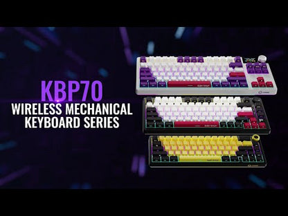 Lorgar Wireless Gaming Keyboard KBP70TKLW