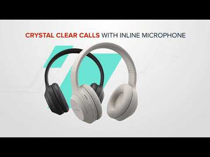 Canyon BTHS-3 Wireless Over-Ear Headphones - Dark Gray
