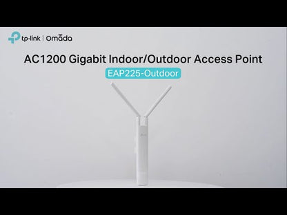 TP-Link AC1200 Wireless MU-MIMO Gigabit Indoor/Outdoor Access Point - EAP225-Outdoor