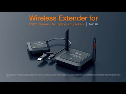 J5create Wireless Extender for USB Cameras / Microphones / Speakers - JVW120