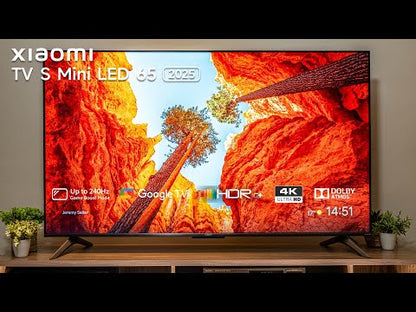 Xiaomi S 65″ Mini LED 4K Smart TV (HDR10+, Google TV, Dolby Atmos, 144Hz)