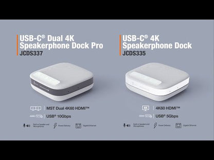 J5create USB-C 4K Speakerphone Dock - JCDS335
