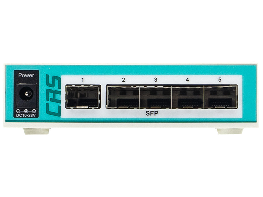 MikroTik CRS106-1C-5S - 5 Port SFP, 1 x Combo port (SFP or Gigabit Ethernet) Cloud Router Switch