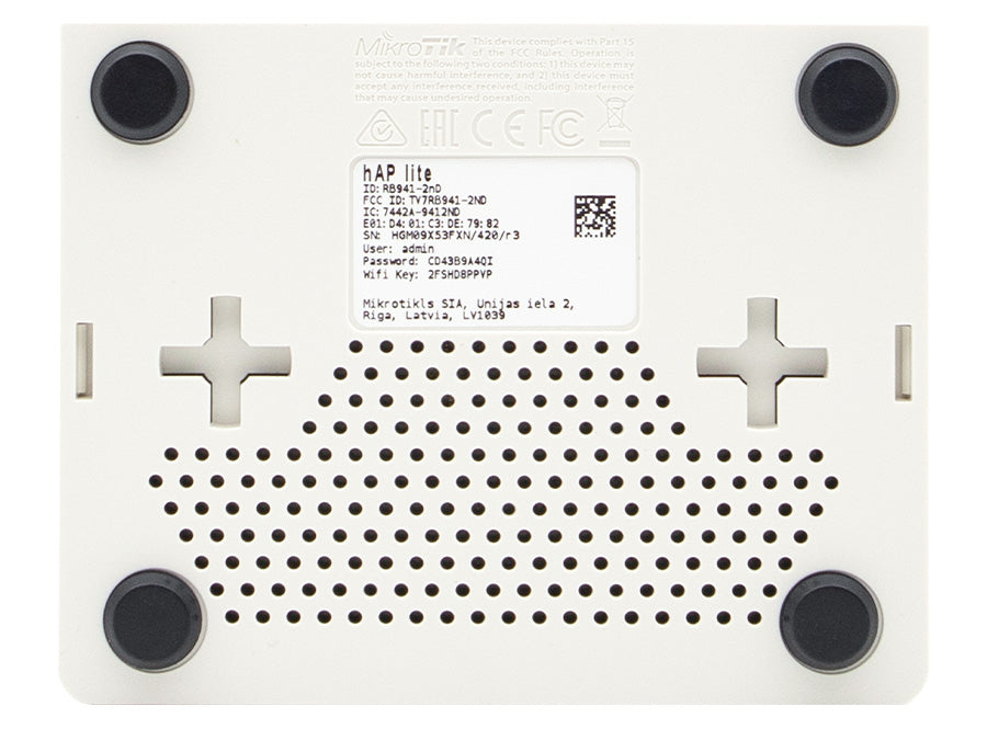 MikroTik hAP Lite 300Mbps WiFi 4 Router