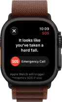 Apple Watch Ultra 4 GPS + Cellular 49mm - Black Titanium with Burgundy Alpine Loop M