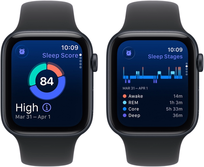 Apple Watch SE 3 GPS + Cellular 44mm - Midnight with Midnight Sport Band S/M